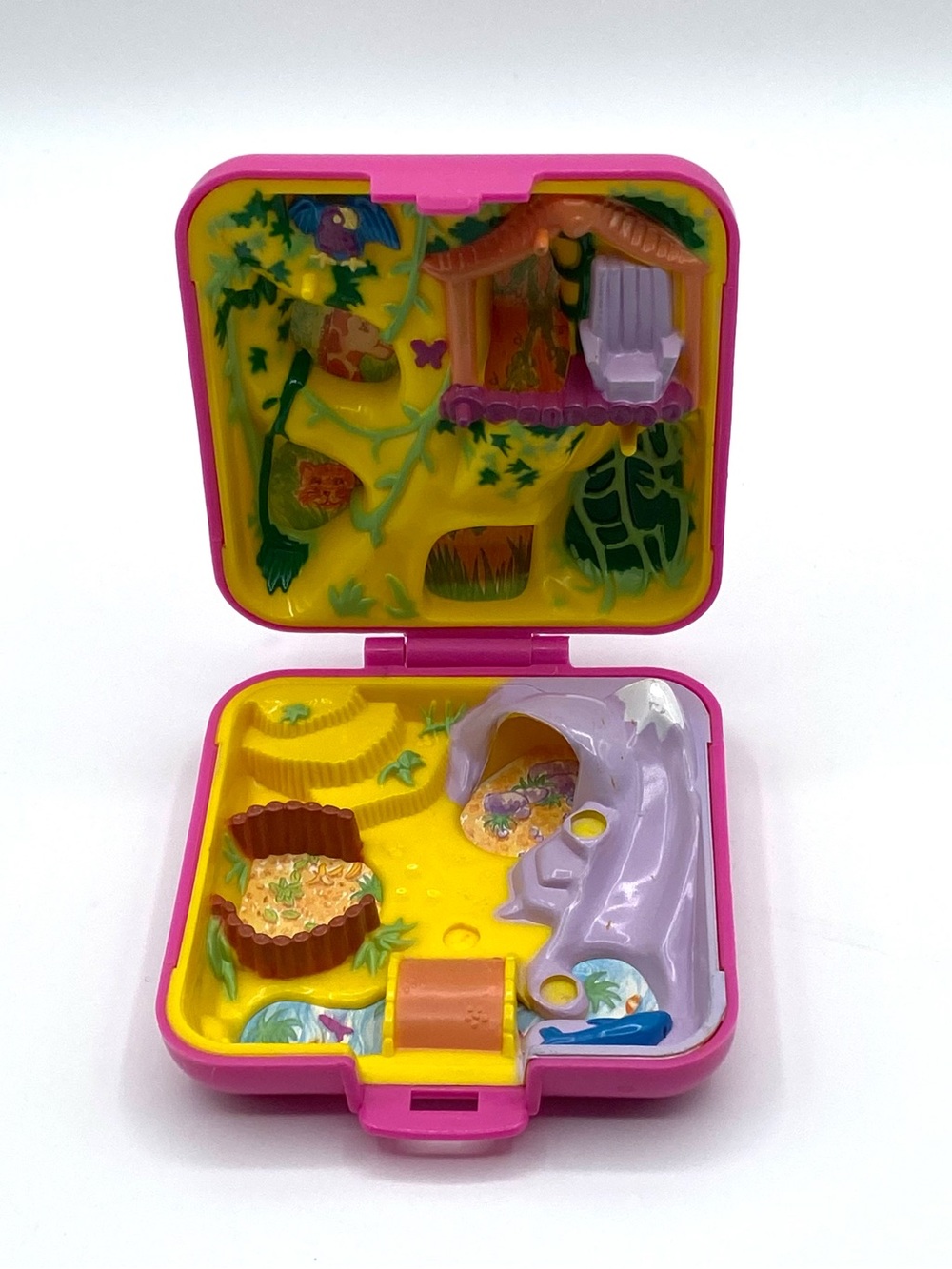 Polly Pocket Vintage Wild Zoo World Bluebird 1989 Compact (No Figures)